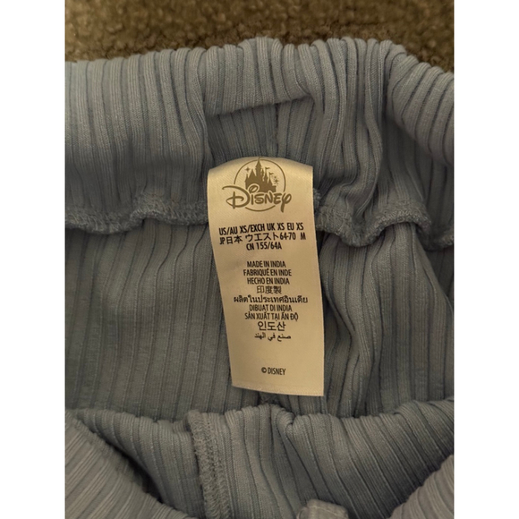 Women's Disney Light Blue Ribbed Minnie Mouse Hoodie and Jogger Set XS - Picture 13 of 16